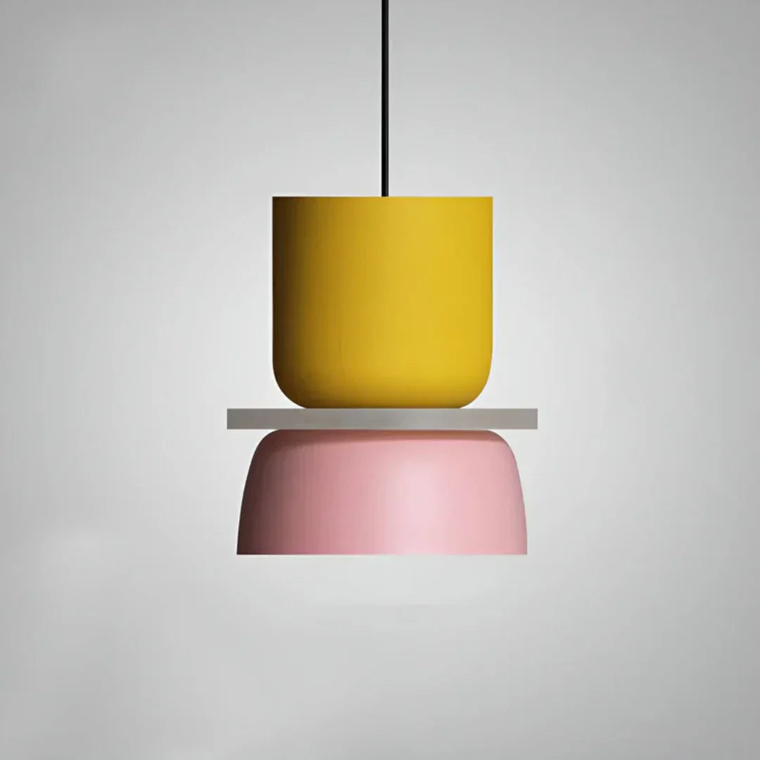 Farbenfrohe Macaron-Design LED-Pendellampe