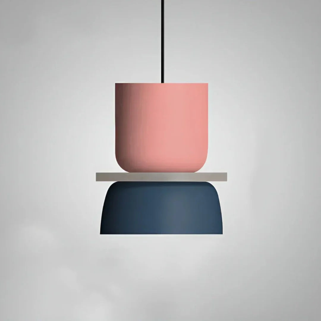 Farbenfrohe Macaron-Design LED-Pendellampe