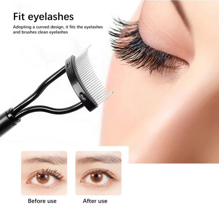 Präzisions-Wimpernkamm & Separator Für Makellose Wimpern
