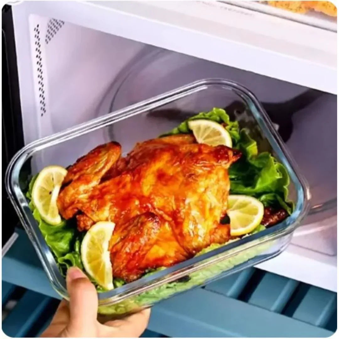 Glas-Frischhaltedosen Set – Luftdichte Aufbewahrungsbehälter mit Deckel für Küche & Meal Prep