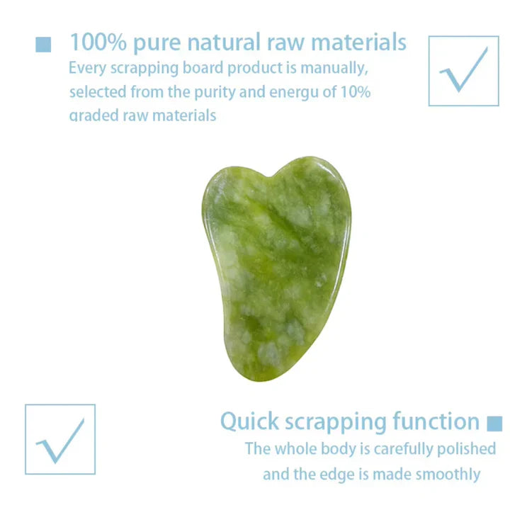 Instant Glow Gua Sha & Jade Roller Set | Für Strahlende Haut Und Natürliche Entspannung