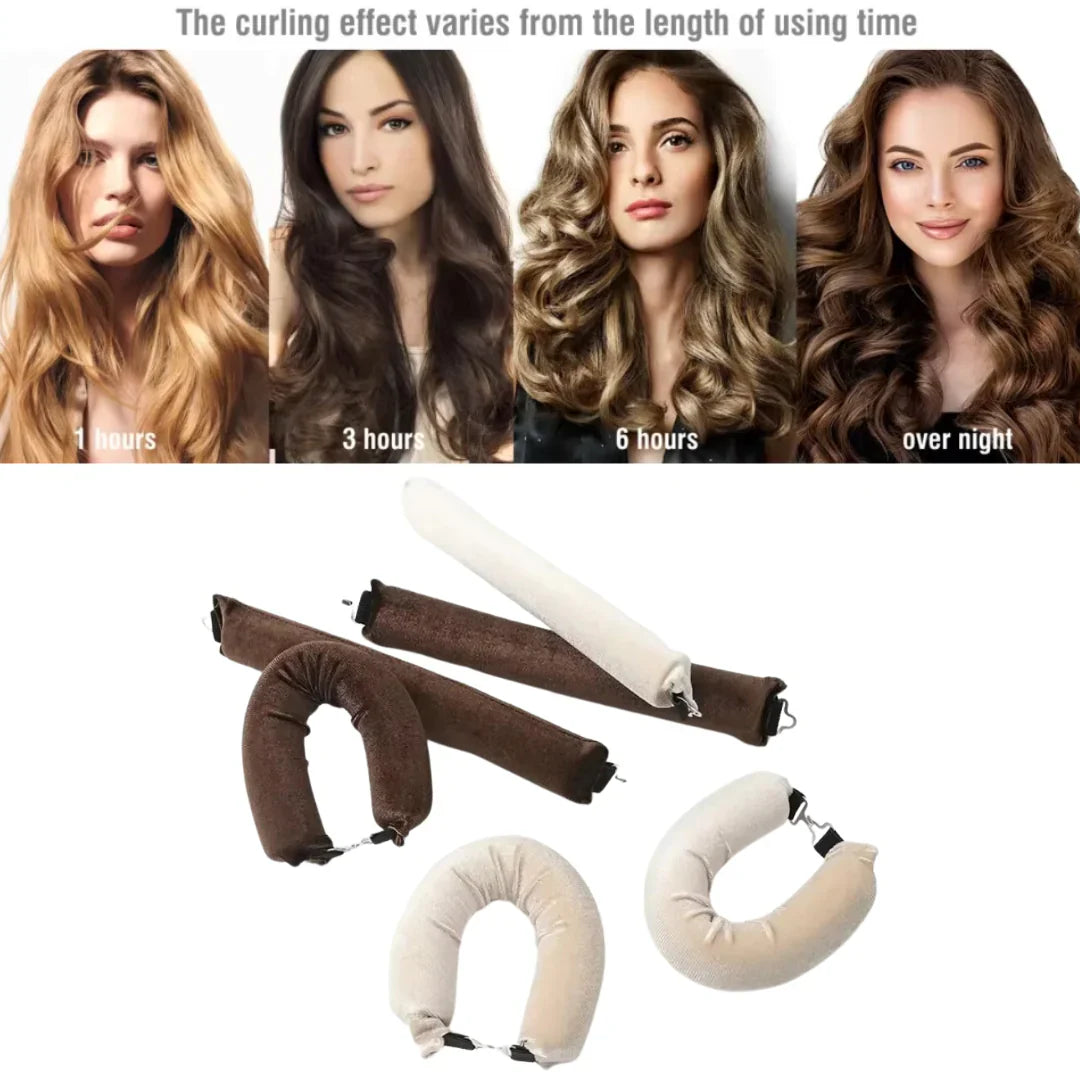 Schonendes Haarwickler- Set Ohne Hitze
