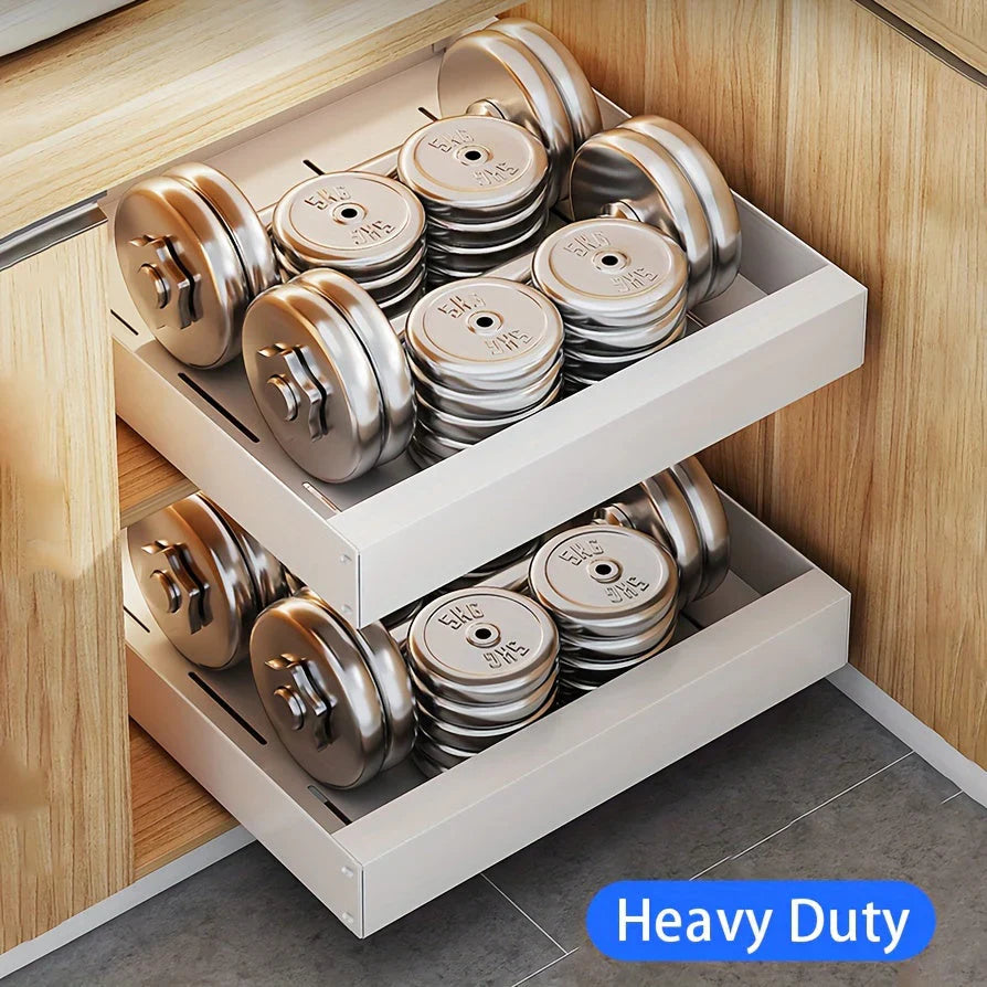 Erweiterbarer Küchenschrank Organizer