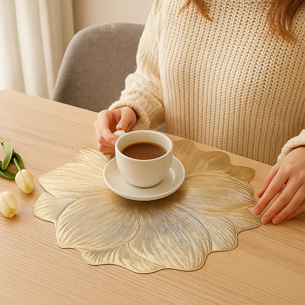 Kreatives Blumen Tisch Set - Wasserfest und Ölbeständig