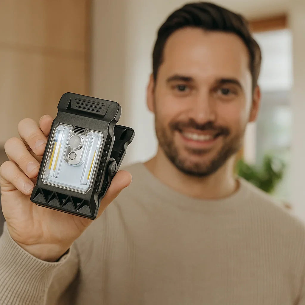 Praktische Klip Solar Lampe mit Bewegungssensor