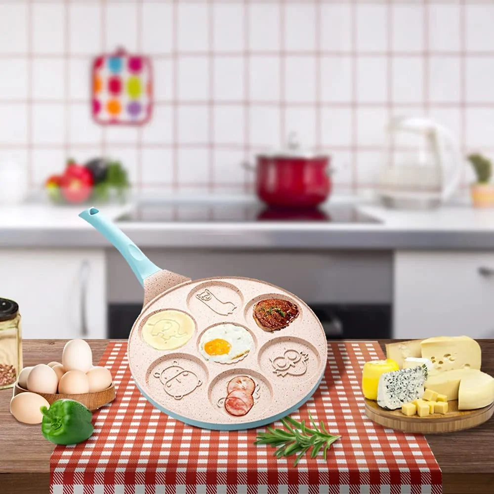 Frühstücksbratpfanne für Kinder – Lustige Pfannkuchen und Spiegelei Formen