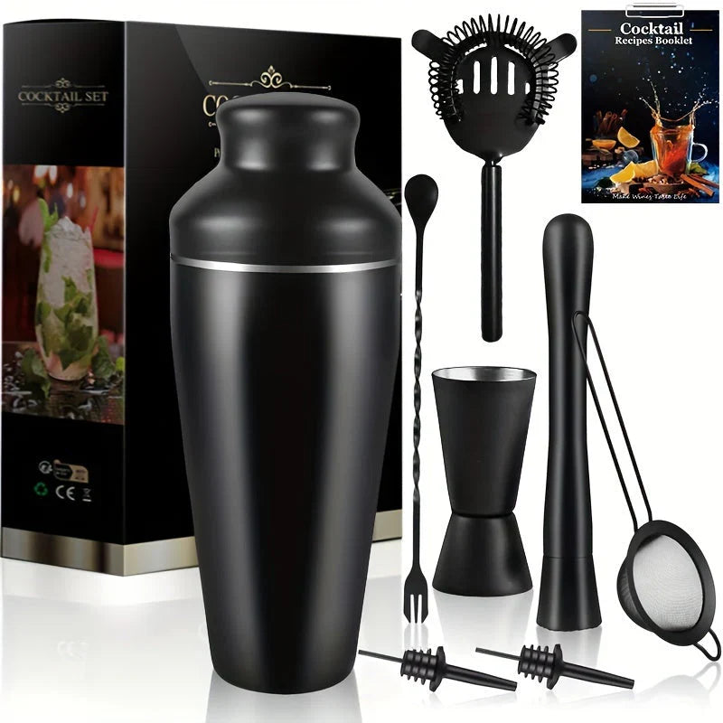 Professionelles Cocktail Set – Edelstahl Barkeeper Set für Perfekte Drinks