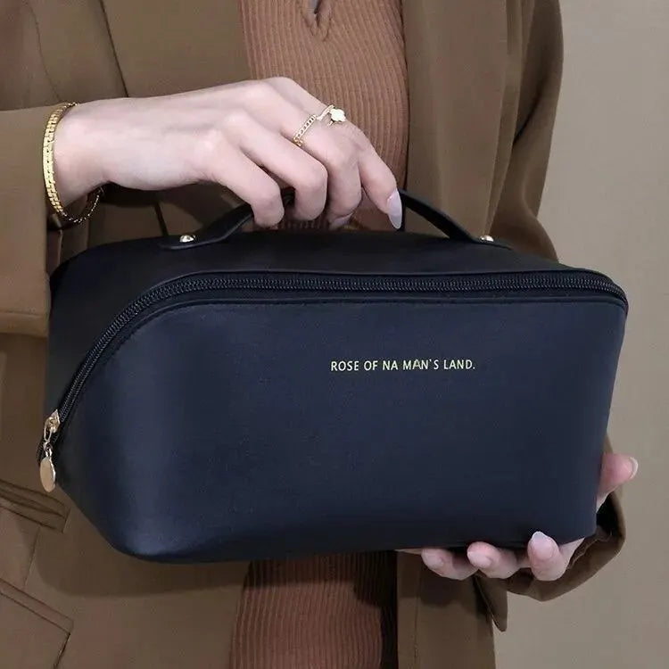 Reisefreundlicher Make-Up Organizer Mit Reißverschluss – Elegante Kosmetiktasche