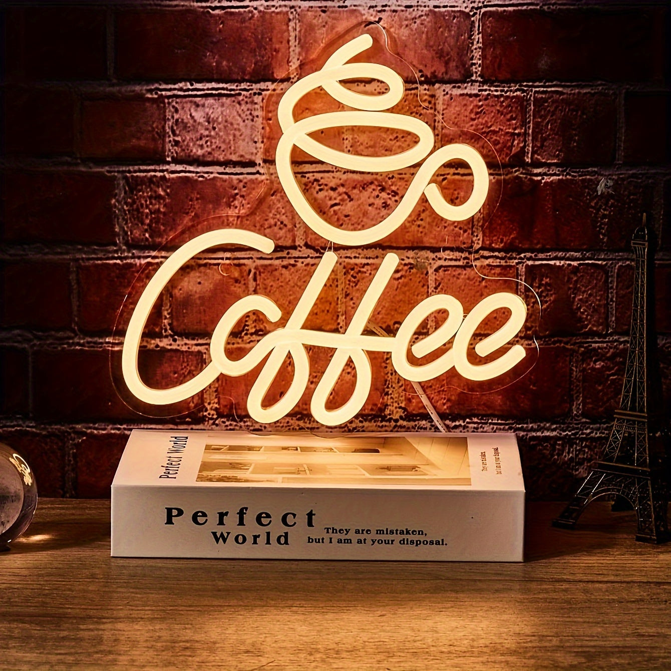 Neon LED Kaffeeschild für Wanddekoration
