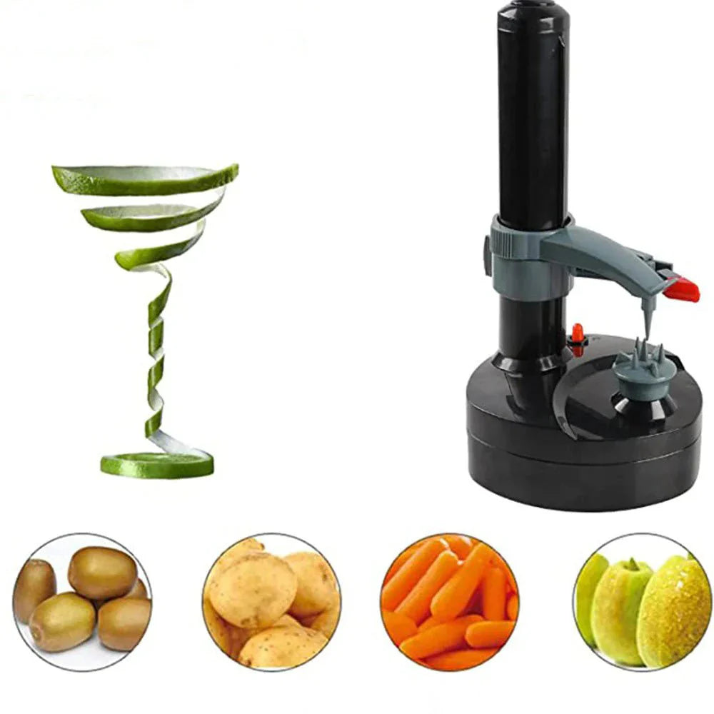 Automatischer Obst- und Gemüseschäler Mit Ein-Knopf-Bedienung