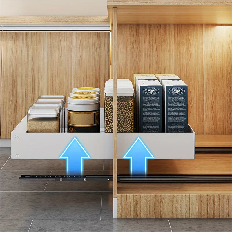Erweiterbarer Küchenschrank Organizer