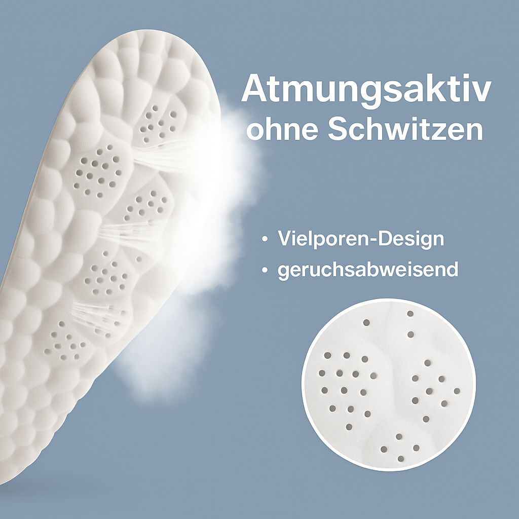 Revolutionäre orthopädische Einlegesohle