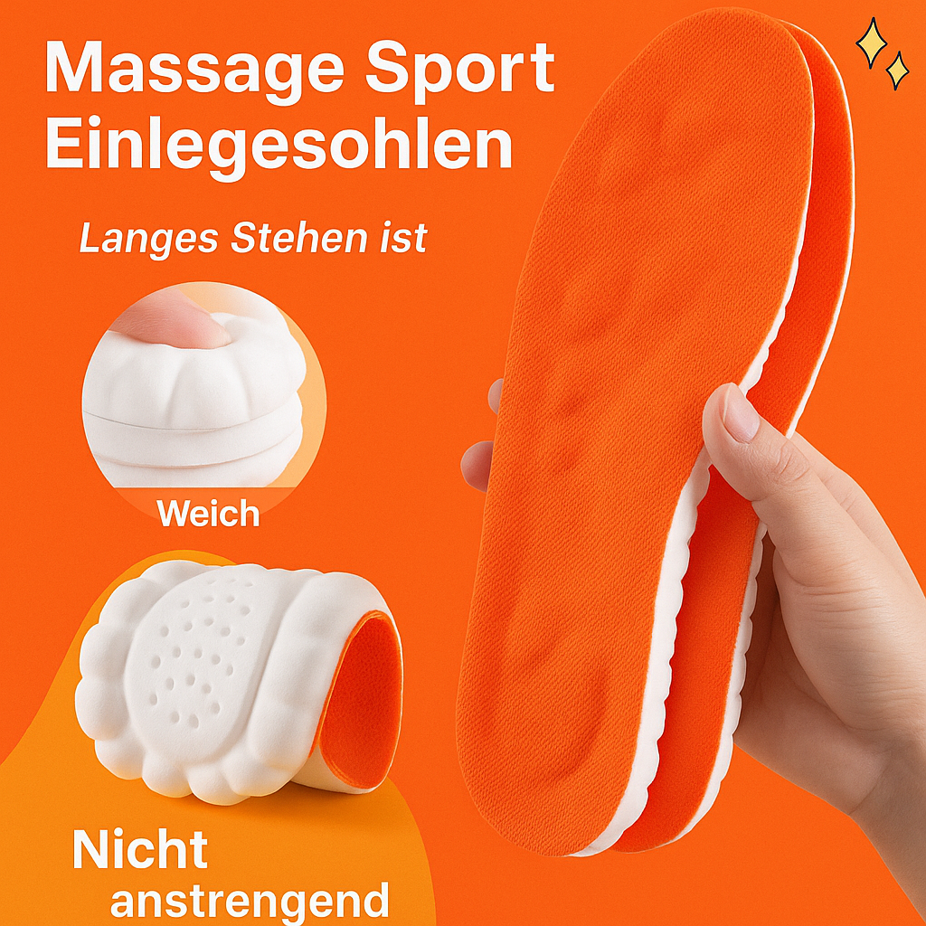 Revolutionäre orthopädische Einlegesohle