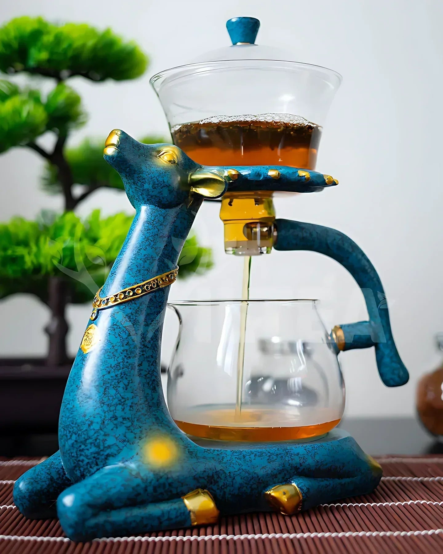 Kunstvolles Teebrenn Set mit Tiere Design – Exklusives Tea Brewer für einen Stilvollen Teetrinkgenuss