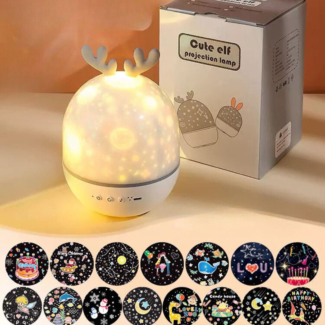 Magische Kinderzimmer-Lampe Mit Sterneneffekt