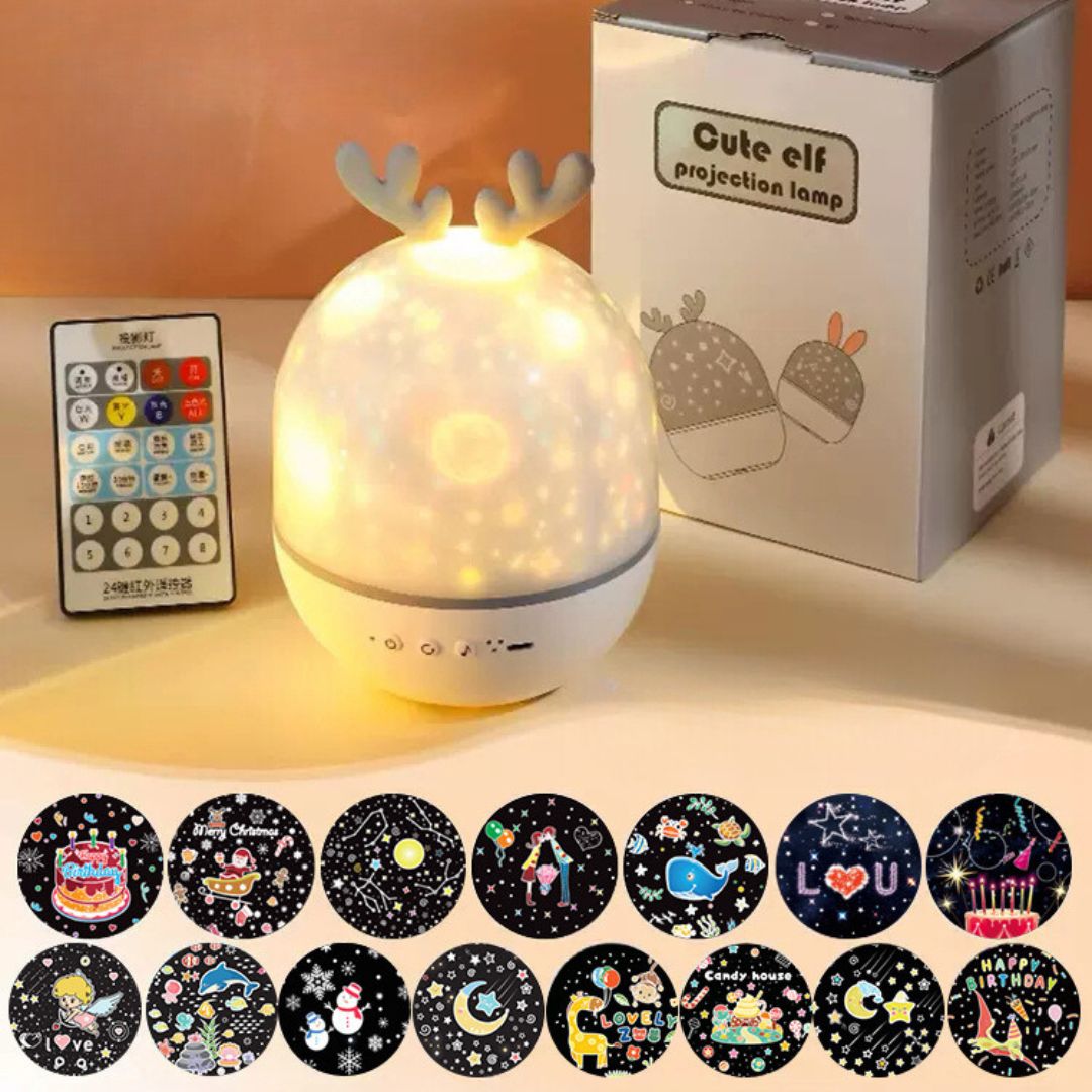 Magische Kinderzimmer-Lampe Mit Sterneneffekt