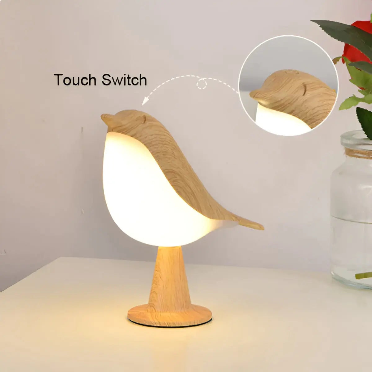 Elegante Vogel Lampe – Stimmungslicht und Aromatherapie