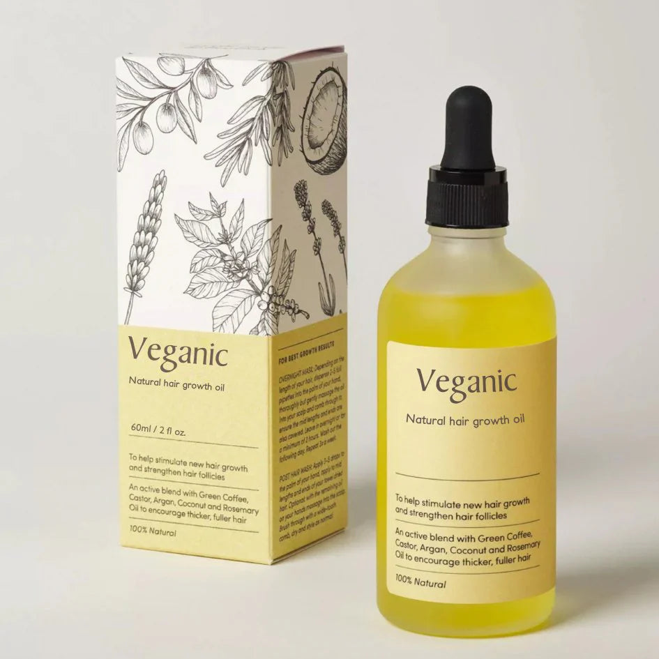 Veganes Haarwuchsöl | Natürlicher Booster Für Gesundes Haarwachstum