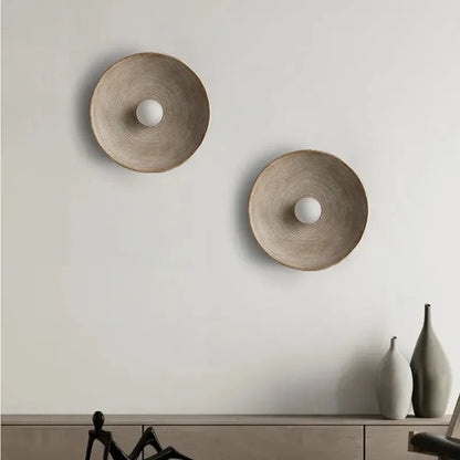 Minimalistische Japanische Wandlampe