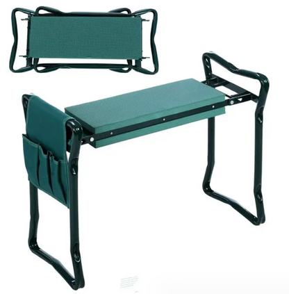 Garten Hocker mit Tasche – Zusammenklappbarer Sitz- und Arbeitsplatz für Gartenarbeit