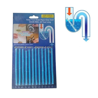Abflussreiniger-Sticks