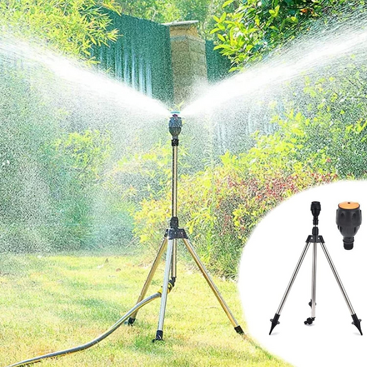 Automatischer Rotierender Gartensprinkler mit Einziehbarem Stativ für den Garten