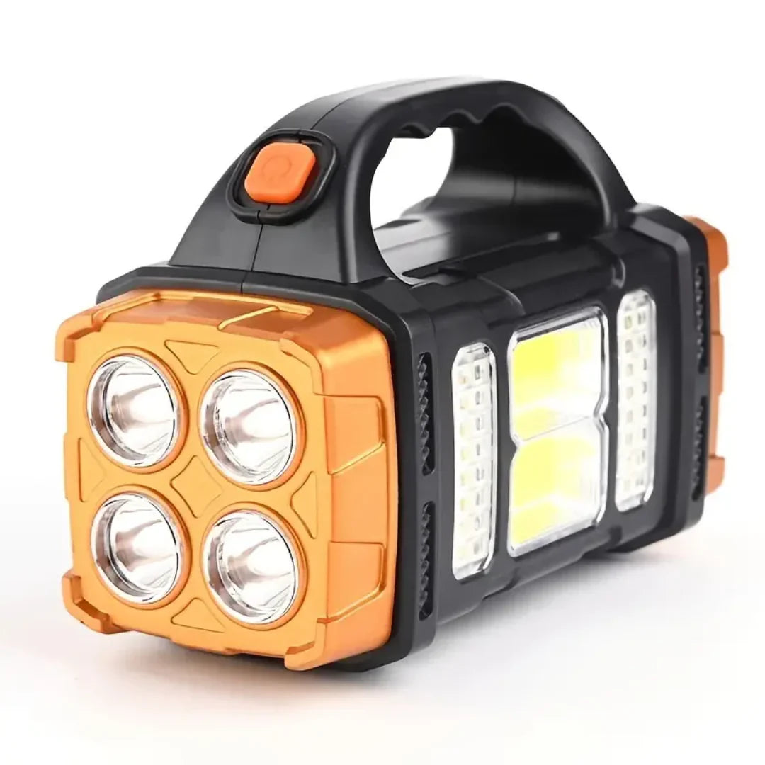 3-in-1 Notfall-Taschenlampe mit USB-Aufladung und Traggriff