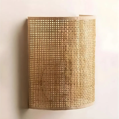 Moderne Geflochtene Rattan-Wandlampe