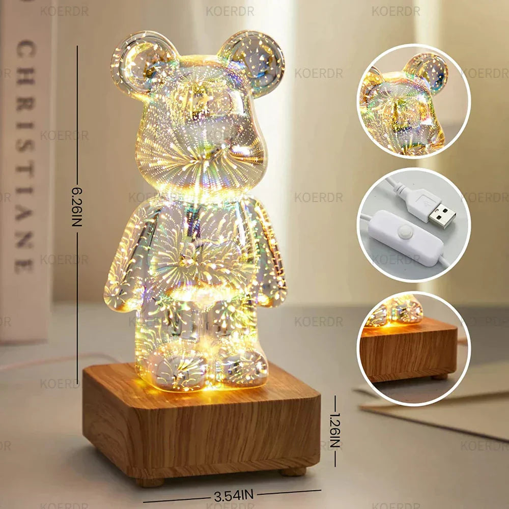3D Feuerwerks-Effekt LED Lampe