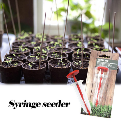 Nadel-Samenstreuer für Garten – Präziser Pflanzensamen Dispenser für Gleichmäßige Aussaat