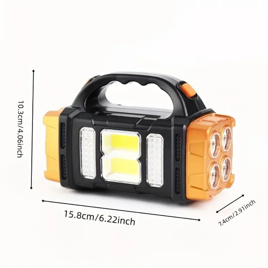 3-in-1 Notfall-Taschenlampe mit USB-Aufladung und Traggriff