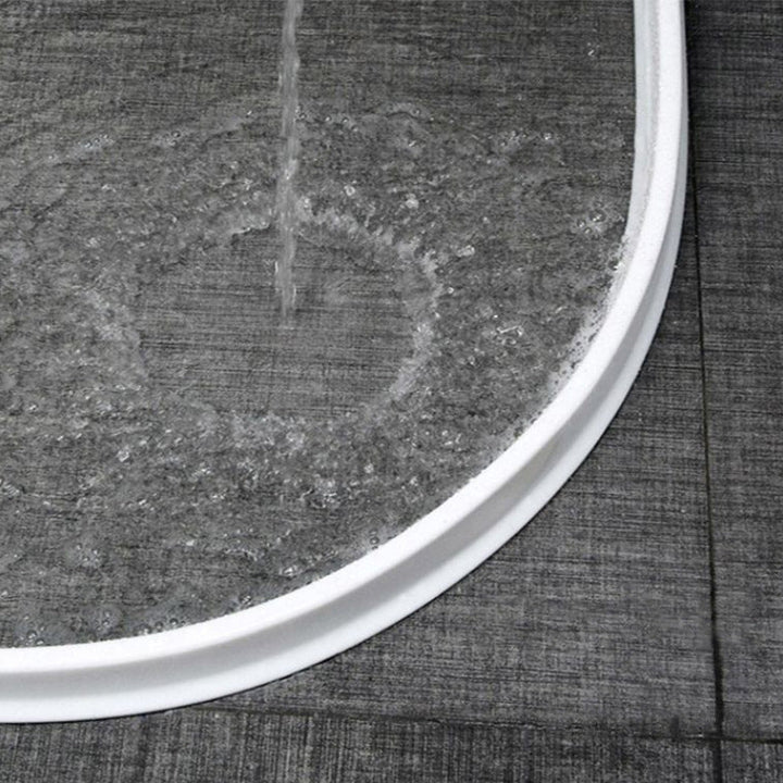 Wasserabweisende Silikonbarriere für Duschen