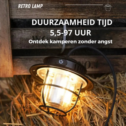 Wiederaufladbare LED Campinglampe