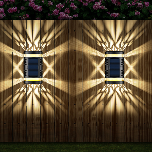 Solarlampe Mit Intelligenter Lichtsteuerung – Außenwandleuchte Mit Automatischer Nacht-erkennung