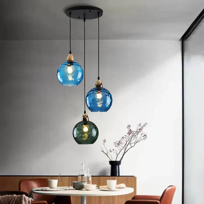 Elegante Dreifach-Cluster Pendelleuchte