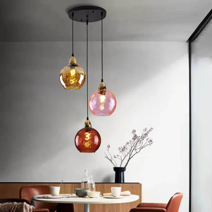 Elegante Dreifach-Cluster Pendelleuchte
