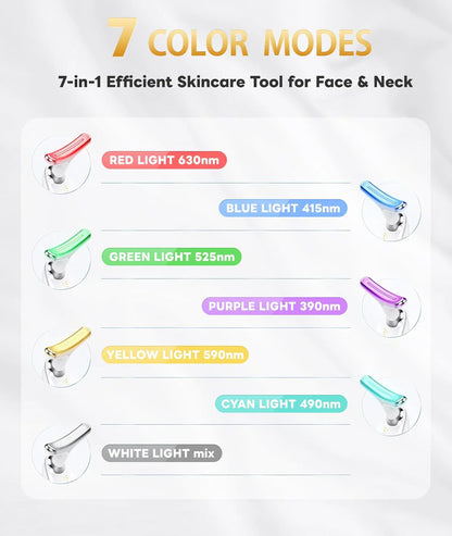 RadiantGlow 7-Farben LED-Gesichtsmaske