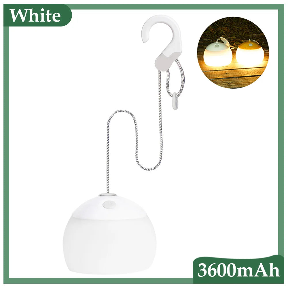 Retro LED Campinglampe - Wiederaufladbares USB-Licht