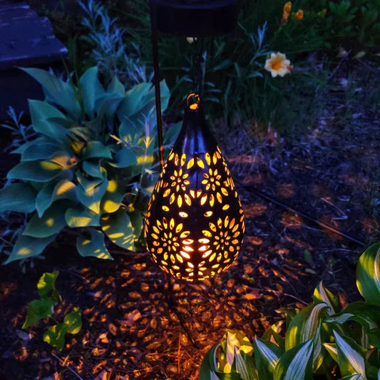 Solarbetriebene & Wetterbeständige Gartenlampe im Blumendesign – Für Stilvolle Außenbeleuchtung