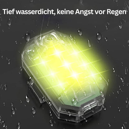 Kabelloses LED Motorrad Rücklicht – Wiederaufladbare Fernbedienung für Brems und Warnleuchte