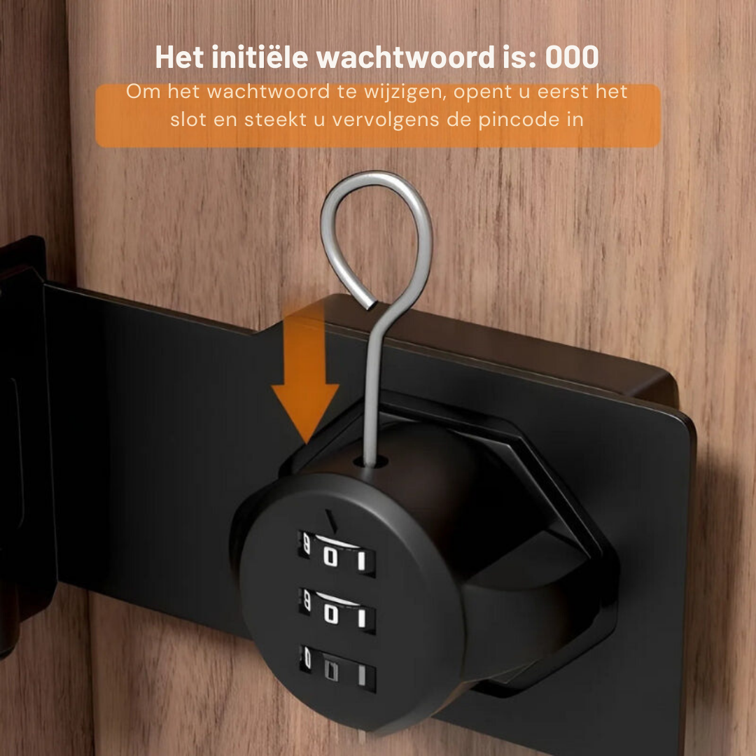 Zahlencode Türschloss ohne Schlüssel