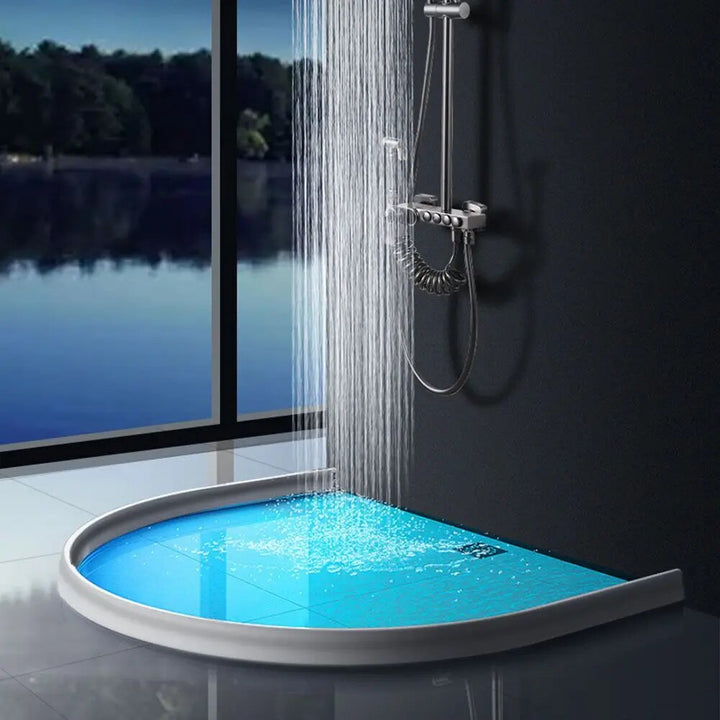 Wasserabweisende Silikonbarriere für Duschen