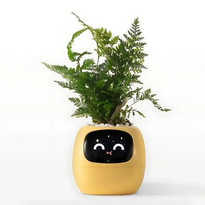 Automatischer Smart-Blumentopf mit Bewässerungssystem und LED-Lichtern
