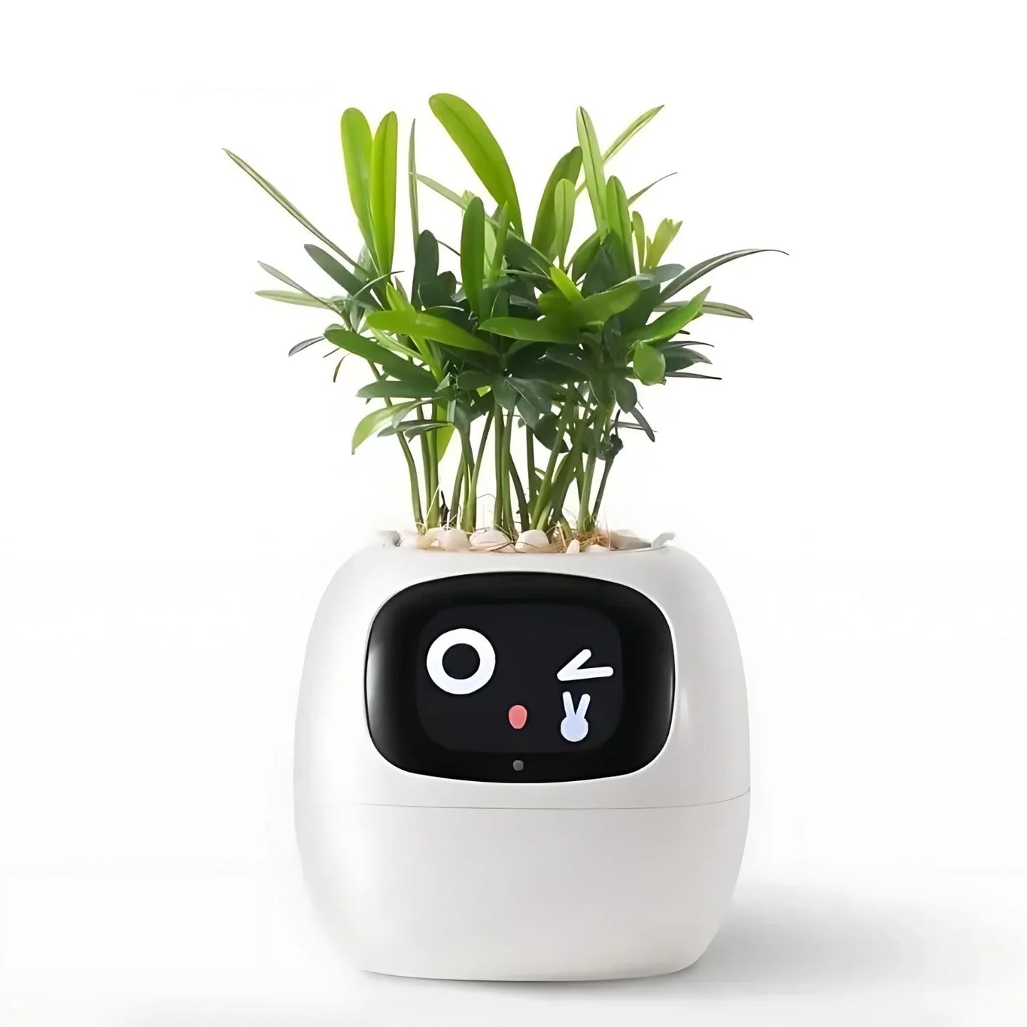 Automatischer Smart-Blumentopf mit Bewässerungssystem und LED-Lichtern