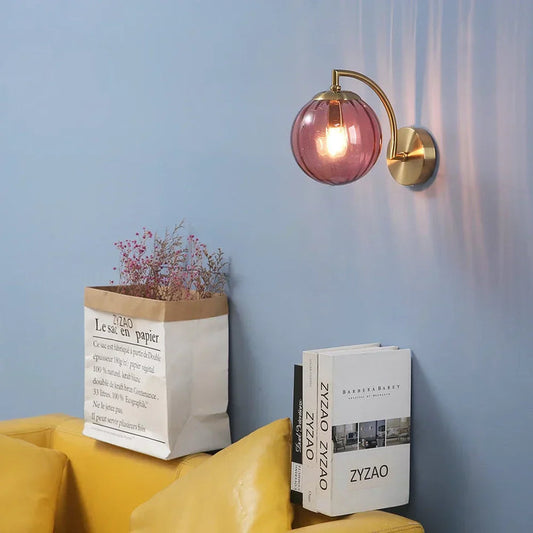 Elegante Wandleuchte mit Glasdesign