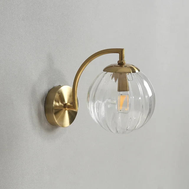 Elegante Wandleuchte mit Glasdesign