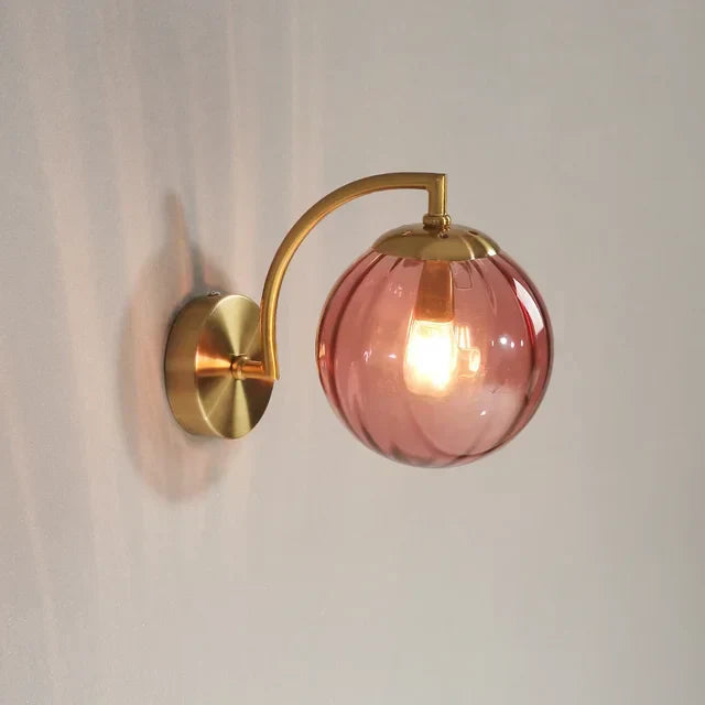 Elegante Wandleuchte mit Glasdesign