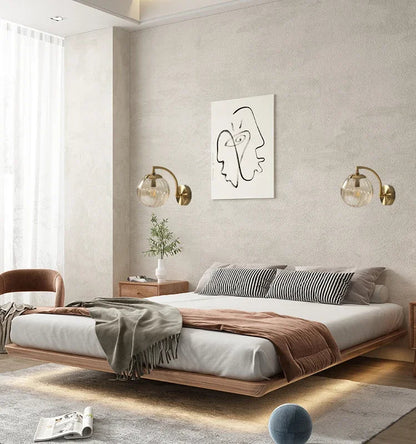 Elegante Wandleuchte mit Glasdesign