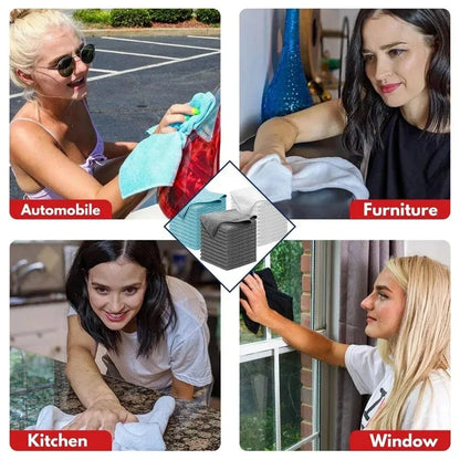 Mikrofaser Auto Reinigungstücher Set (10 Stück)