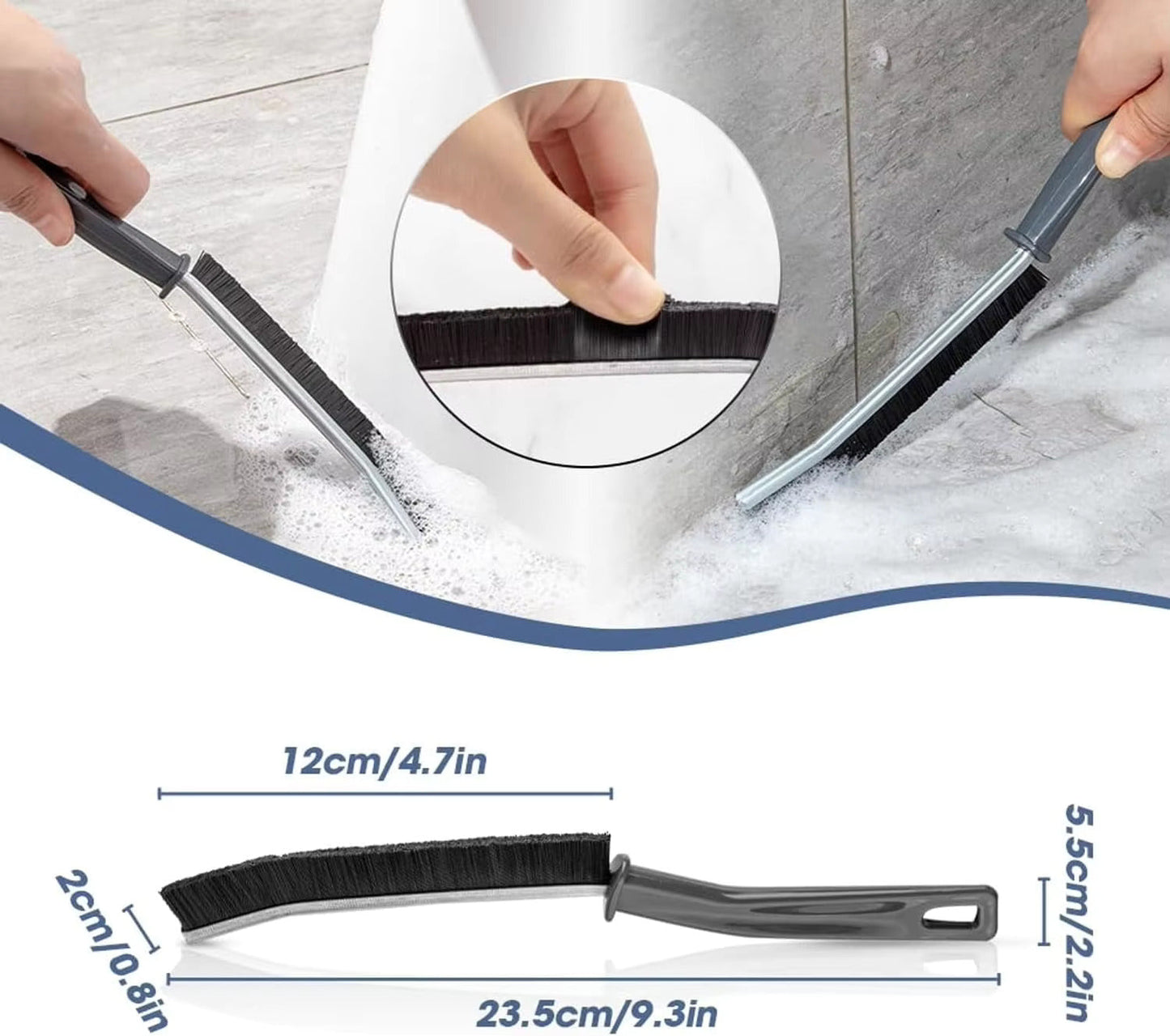 Praktische All-In-One Reinigungsbürste